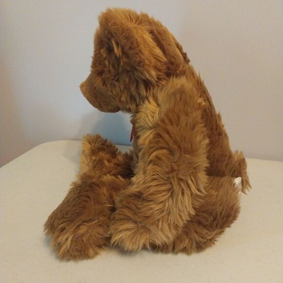 Vintage Centennial Build A Bear Brown Furry Plush Stuffie Medallion 2001 BAB 18" - Picture 5 of 16